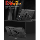 Sliding Camera Cover Design TPU + PC Shockproof Case with Ring Holder For iPhone 13 Pro(Dark Green)