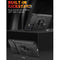 Sliding Camera Cover Design TPU + PC Shockproof Case with Ring Holder For iPhone 13 Pro(Black)