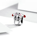 S925 Sterling Silver Cute Cat Beads DIY Bracelet Necklace Accessories