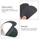 10 PCS 020 Wear-resistant Non-slip Rubber Shoe Bottom Sticker Pads High Heels Forefoot Anti-skid Pad(Black)