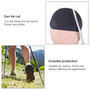 10 PCS 020 Wear-resistant Non-slip Rubber Shoe Bottom Sticker Pads High Heels Forefoot Anti-skid Pad(Black)