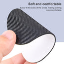 10 PCS 020 Wear-resistant Non-slip Rubber Shoe Bottom Sticker Pads High Heels Forefoot Anti-skid Pad(Black)