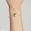 S925 Sterling Silver Cactus Flower Cup Beads DIY Bracelet Necklace Accessories