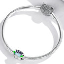 S925 Sterling Silver Blue Lotus Beads DIY Bracelet Necklace Accessories