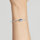 S925 Sterling Silver Blue Lotus Beads DIY Bracelet Necklace Accessories