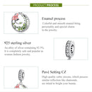 S925 Sterling Silver Fresh Garden Pendant DIY Bracelet Necklace Accessories