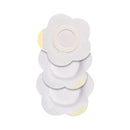 100 PCS 043 Plum Blossom-shaped Breathable Non-woven Fabric Adhesive Wound Dressing Pad, Size:6 x 6 x 2cm(White)