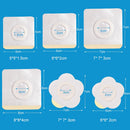 100 PCS 043 Square Breathable Non-woven Fabric Adhesive Wound Dressing Pad, Size:7 x 7 x 3cm(White)