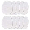 10 PCS 090 Thin Felt Forefoot Pad Anti-wear Shoe Sticker Pads(White)