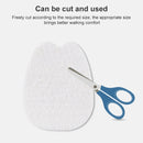 10 PCS 090 Thin Felt Forefoot Pad Anti-wear Shoe Sticker Pads(White)