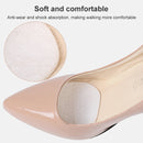 10 PCS 090 Thin Felt Forefoot Pad Anti-wear Shoe Sticker Pads(White)