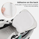 10 PCS 090 Thin Felt Forefoot Pad Anti-wear Shoe Sticker Pads(White)