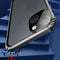 Four-corner Shockproof Anti-peeping Magnetic Metal Frame Double-sided Tempered Glass Case For iPhone 13(Gold)