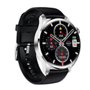 M103 1.35 inch IPS Color Screen IP67 Waterproof Smart Watch, Support Sleep Monitoring / Heart Rate Monitoring / Bluetooth Call / Music Playback, Style: Silicone Strap(Black Silver)