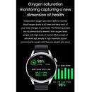 M103 1.35 inch IPS Color Screen IP67 Waterproof Smart Watch, Support Sleep Monitoring / Heart Rate Monitoring / Bluetooth Call / Music Playback, Style: Silicone Strap(Black Silver)