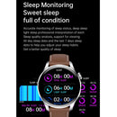 M103 1.35 inch IPS Color Screen IP67 Waterproof Smart Watch, Support Sleep Monitoring / Heart Rate Monitoring / Bluetooth Call / Music Playback, Style: Silicone Strap(Black Silver)