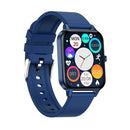 MX7 1.69 inch IPS Touch Screen IP68 Waterproof Smart Watch, Support Sleep Monitoring / Heart Rate Monitoring / Bluetooth Call / Body Temperature Monitoring(Blue)