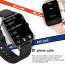 MX7 1.69 inch IPS Touch Screen IP68 Waterproof Smart Watch, Support Sleep Monitoring / Heart Rate Monitoring / Bluetooth Call / Body Temperature Monitoring(Blue)