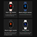 MX7 1.69 inch IPS Touch Screen IP68 Waterproof Smart Watch, Support Sleep Monitoring / Heart Rate Monitoring / Bluetooth Call / Body Temperature Monitoring(Silver)
