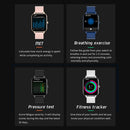 MX7 1.69 inch IPS Touch Screen IP68 Waterproof Smart Watch, Support Sleep Monitoring / Heart Rate Monitoring / Bluetooth Call / Body Temperature Monitoring(Black)