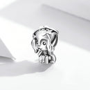 S925 Sterling Silver Shih Tzu Beads DIY Bracelet Necklace Accessories