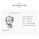 S925 Sterling Silver Shih Tzu Beads DIY Bracelet Necklace Accessories