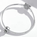 S925 Sterling Silver Shih Tzu Beads DIY Bracelet Necklace Accessories
