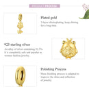S925 Sterling Silver Small Goldfish Pendant DIY Bracelet Necklace Accessories