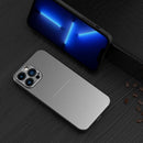 R-JUST RJ-52 3-Line Style Metal TPU Shockproof Protective Case For iPhone 13 Pro(Silver)