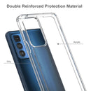 For Motorola Edge 20 Pro Shockproof Scratchproof TPU + Acrylic Protective Case(Black)