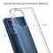 For Motorola Edge 20 Pro Shockproof Scratchproof TPU + Acrylic Protective Case(Black)