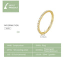 S925 Sterling Silver Fashion Wizard Diamond Women Ring, Size:8(Gold)