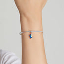 S925 Sterling Silver Ski Penguin Pendant DIY Bracelet Necklace Accessories