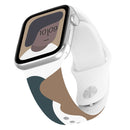 Morandi Series Contrast Color Silicone Watch Band For Apple Watch Ultra 49mm / Series 8&7 45mm / SE 2&6&SE&5&4 44mm / 3&2&1 42mm(1)