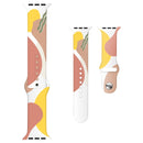 Morandi Series Contrast Color Silicone Watch Band For Apple Watch Ultra 49mm / Series 8&7 45mm / SE 2&6&SE&5&4 44mm / 3&2&1 42mm(3)