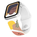 Morandi Series Contrast Color Silicone Watch Band For Apple Watch Ultra 49mm / Series 8&7 45mm / SE 2&6&SE&5&4 44mm / 3&2&1 42mm(3)