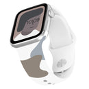Morandi Series Contrast Color Silicone Watch Band For Apple Watch Ultra 49mm / Series 8&7 45mm / SE 2&6&SE&5&4 44mm / 3&2&1 42mm(5)