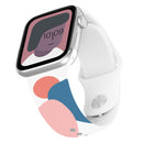 Morandi Series Contrast Color Silicone Watch Band For Apple Watch Ultra 49mm / Series 8&7 45mm / SE 2&6&SE&5&4 44mm / 3&2&1 42mm(6)