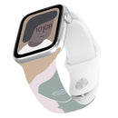 Morandi Series Contrast Color Silicone Watch Band For Apple Watch Ultra 49mm / Series 8&7 45mm / SE 2&6&SE&5&4 44mm / 3&2&1 42mm(7)