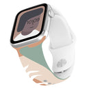 Morandi Series Contrast Color Silicone Watch Band For Apple Watch Ultra 49mm / Series 8&7 45mm / SE 2&6&SE&5&4 44mm / 3&2&1 42mm(8)
