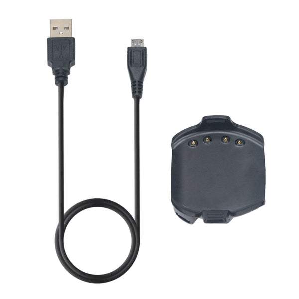 For Garmin Approach S2 / S4 Smart Watch Charger Charging Cradles(Black)