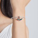 S925 Sterling Silver Retro Moth Pendant DIY Bracelet Necklace Accessories
