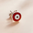 S925 Sterling Silver Demon Eye Women Earrings(Red)