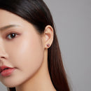 S925 Sterling Silver Demon Eye Women Earrings(Red)