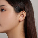 S925 Sterling Silver Exquisite Christmas Tree Ear Studs Women Earrings(Silver)