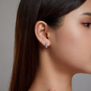 S925 Sterling Silver Exquisite Christmas Tree Ear Studs Women Earrings(Silver)