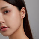 S925 Sterling Silver Exquisite Christmas Tree Ear Studs Women Earrings(Gold)