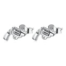 S925 Sterling Silver Revolver Ear Studs Women Earrings