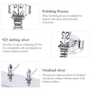 S925 Sterling Silver Creative Dagger Ear Studs Women Earrings