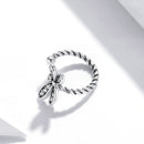 S925 Sterling Silver Exquisite Dragonfly Women Earrings